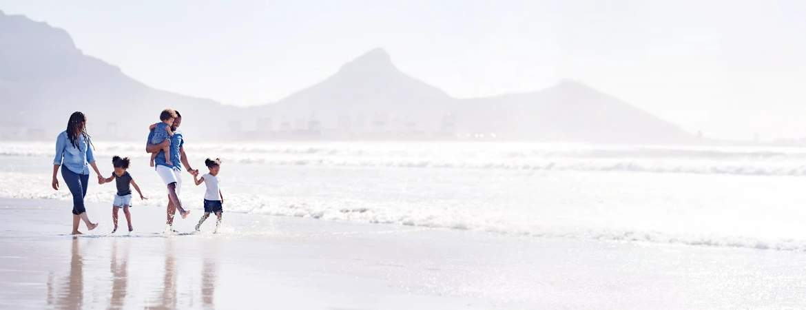 rodzina na&nbsp;plaży